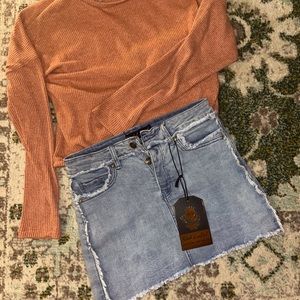 Demin Mini Skirt